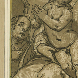 Print, Virgin and Child and St. John