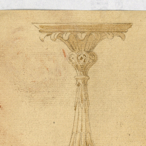 Drawing, Design for a Candelabra, 17th–19th century
