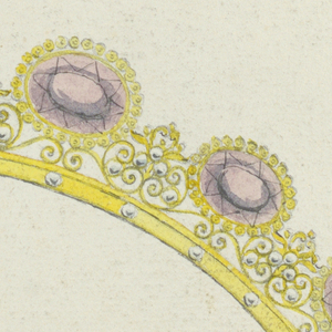 Drawing, Design for a comb, 1810–30