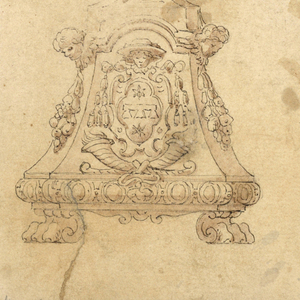 Drawing, A Candelabra for a Cardinal, 17th–19th century