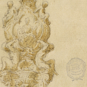 Drawing, Design for a Candelabrum, 17th–19th century