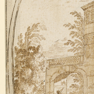 Drawing, Fantastic Garden, ca. 1700
