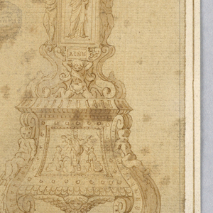 Drawing, Design for a Candelabra, 17th–19th century
