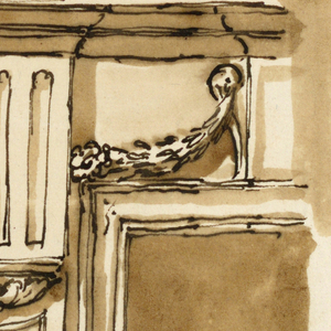 Drawing, Mantelpieces