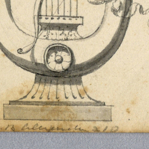 Drawing, Design for Decorative Motifs, 1820–1830