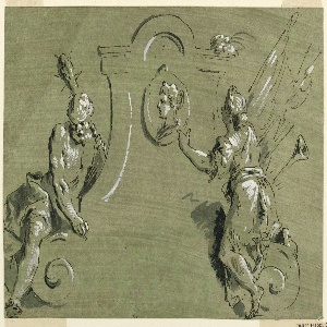Drawing, Project for Part of a Painted Decoration, 1750–75