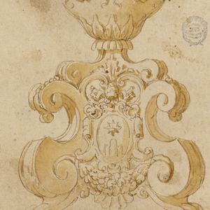 Drawing, Design for a Candelabra, 17th–19th century