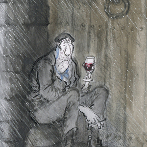 Drawing, Portugal: Any Old Port in a Storm, 1983