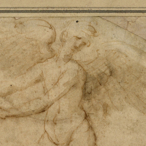 Drawing, Cupid Visiting Psyche, late 16th century