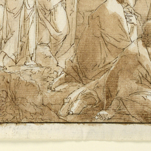 Drawing, Birth of Christ, 18th century