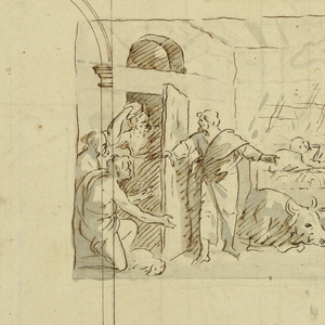 Drawing, Designs for a Church Wall, 1754–1831