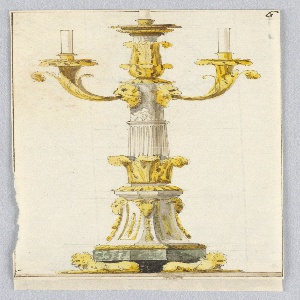 Drawing, Design for a Candelabrum, late 18th century