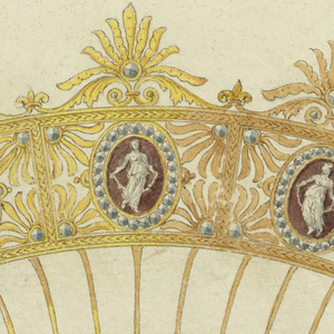 Drawing, Design for a comb, 1800–1825