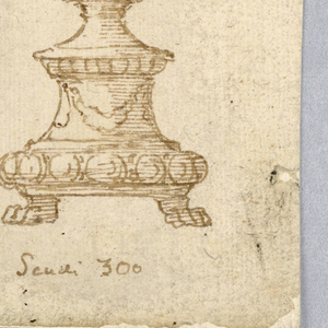 Drawing, Design for a Candlestick, 17th–19th century