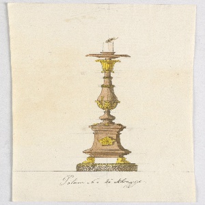 Drawing, Design for a Candlestick, early 19th century