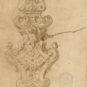 Drawing, Design for a Candelabra, 17th–19th century