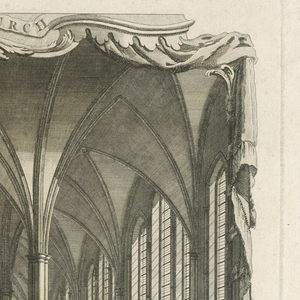 Print, Temple Church, 1750