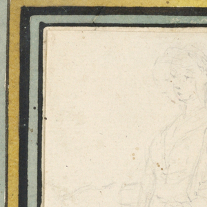 Drawing, Standing Woman, 1700–1773