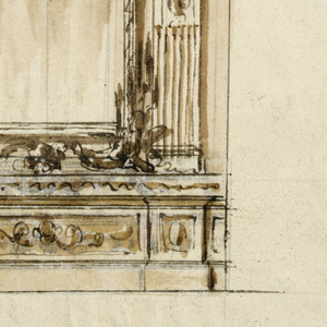Drawing, Wall elevation