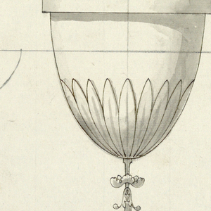 Drawing, Project for an altar lamp, 1820–30