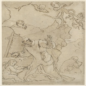 Drawing, St. Bruno in Ecstasy, 1800–20