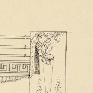 Drawing, Design for a grate, 1820