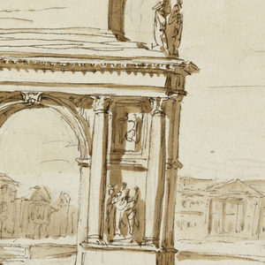 Drawing, Triumphal arch
