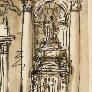 Drawing, Eight tombs