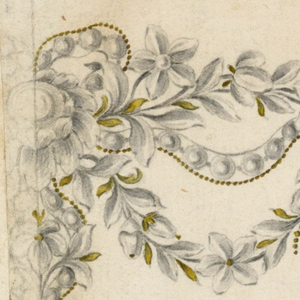 Drawing, Design for necklace and earring, ca. 1780