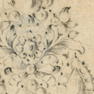 Drawing, Design for an earring, ca. 1770