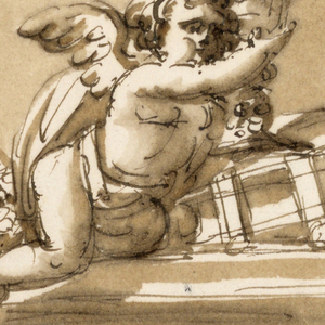 Drawing, Cresting of a frame