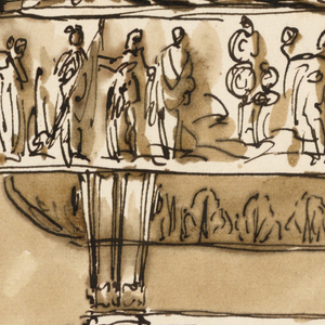 Drawing, Sarcophagi