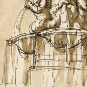 Drawing, Fountain