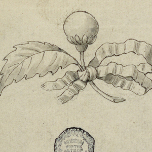 Drawing, Two Brooches, 1825–50