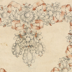 Drawing, Design for a necklace, ca. 1785