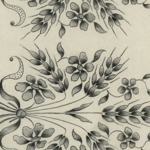 Drawing, Designs for embroidery, ca. 1890