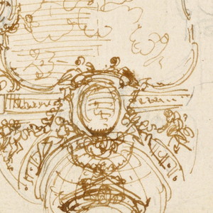 Drawing, Ceiling Design for the Salone di Stupinigi (Main Hall of the Hunting Lodge), ca. 1730