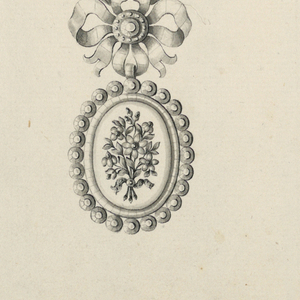 Drawing, Design for a necklace, ca. 1780