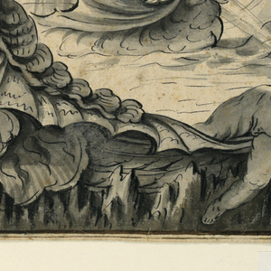 Drawing, A Fountain in a Park, 1763