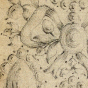 Drawing, Design for an earring, ca. 1780