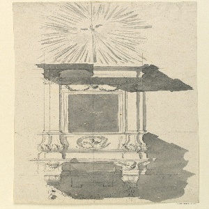 Drawing, Pulpit, 1775