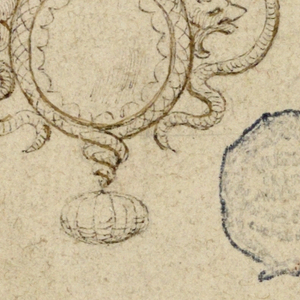 Drawing, Design for a Pendant, 1840–70
