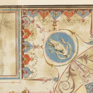 Drawing, Ceiling in Hadrian