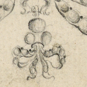 Drawing, Design for a pendant, 1750–75