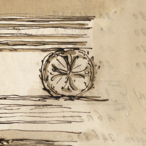 Drawing, Eight designs for altar mensae