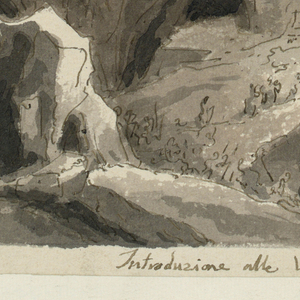 Drawing, Stage Design, Caves, early 19th century