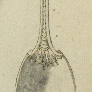Drawing, Spoons, 1825–50
