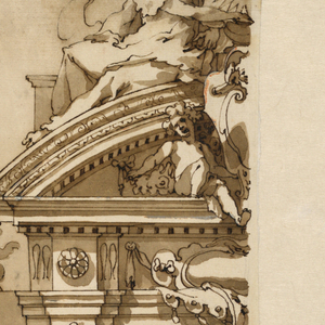 Drawing, Retable (Frame to Enclose