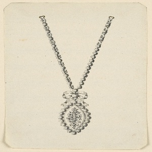 Drawing, Design for a Necklace, late 18th century