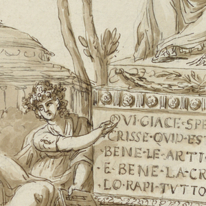 Drawing, Sepulchral Monument for Nicola Spedalieri, after 1795